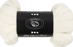 Merino Uld Garn - Tykkelse 21 My - Råhvid - 100 G