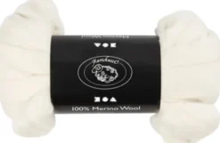 Merino Uld Garn - Tykkelse 21 My - Råhvid - 100 G