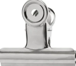 Metalklemme - B 7,5 CM - Sølv - 6 Stk