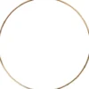 Metalring - Ø 20 CM - Tykkelse 3 MM - Guld - 1 Stk