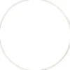 Metalring - Ø 10 CM - Tykkelse 2 MM - Hvid - 10 Stk