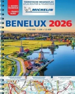 Michelin Kort - Benelux 2026, Michelin Tourist & Motoring Atlas - A4