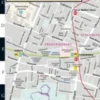 Michelin Kort - Copenhagen Streetwise Map - Laminated