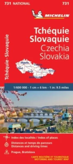 Michelin Kort - Czech Republic, Slovak Republic
