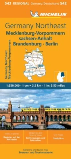 Michelin Kort - Germany Blad 542: Germany Northeast