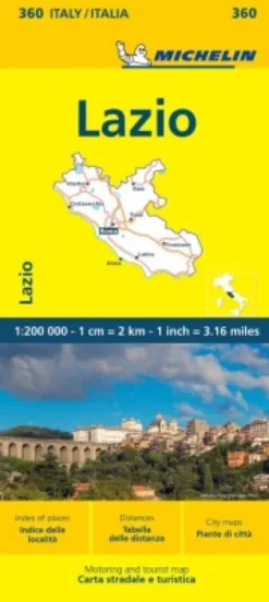 Michelin Kort - Italy Blad 360: Lazio