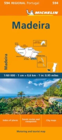 Michelin Kort - Madeira