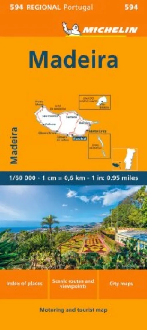 Michelin Kort - Madeira