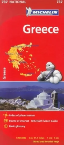 Michelin Kort - Michelin National Map 737: Greece