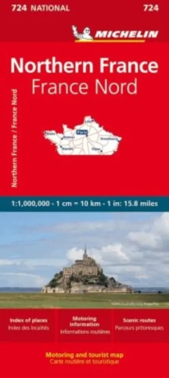 Michelin Kort - Northern France