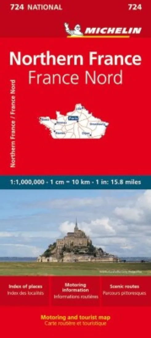 Michelin Kort - Northern France