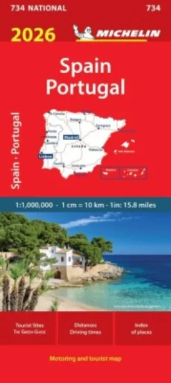 Michelin Kort - Spain & Portugal 2026, National Map 734