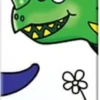 Mieredu - Kæmpebanner Til Farvelægning - Dinosaurer
