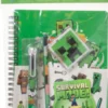 Minecraft - Skrivesæt Med Flerfarvet Pen