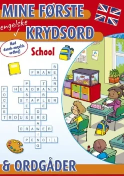 Mine Første Engelske Krydsord Og Ordgåder: School