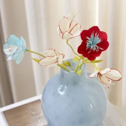 Mini DIY Kit Crepepapir - Crepeblomster - Pastelfarver