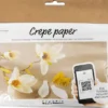Mini DIY Kit Crepepapir - Magnoliagren - Stræk/Crepe 180% - 105 G