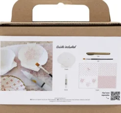 Mini DIY Kit Decoupage - Muslingeskaller - Soft Rosa