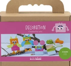 Mini DIY Kit Dekoration - Mus Og Ugler