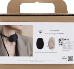 Mini DIY Kit Hækle - Taske Med Rose