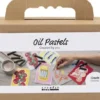 Mini DIY Kit Oliepastel - Fisk Og Skaldyr - Grå - Hvid