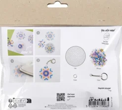 Mini DIY Kit Rørperler - Charms/Taskepynt - Assorterede Farver - 1Pk