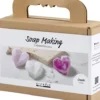 Mini DIY Kit Sæbefremstilling - Hjerte - Pink