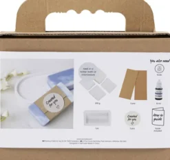 Mini DIY Kit Sæbefremstilling - Firkant - Lys Lilla
