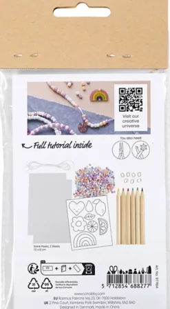 Mini DIY Kit Smykker - Armbånd Krympeplast