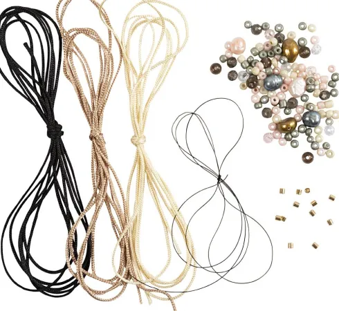 Mini DIY Kit Smykker - Armbånd Med Knyttet Lås
