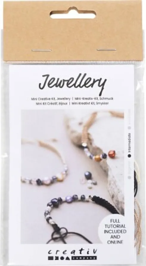 Mini DIY Kit Smykker - Armbånd Med Knyttet Lås