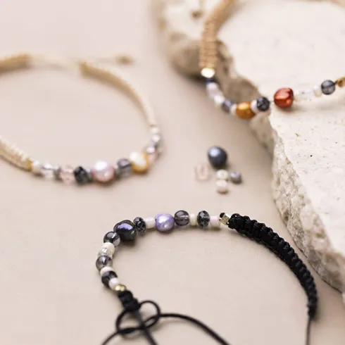 Mini DIY Kit Smykker - Armbånd Med Knyttet Lås