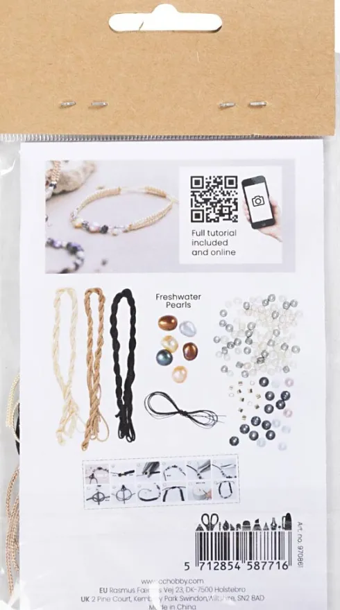 Mini DIY Kit Smykker - Armbånd Med Knyttet Lås