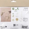 Mini DIY Kit Smykker - Aventurinmix Armbånd Og Øreringe