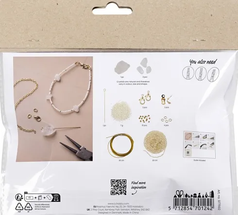 Mini DIY Kit Smykker - Bjergkrystalarmbånd