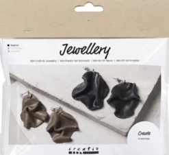 Mini DIY Kit Smykker - Foldede Øreringe