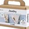 Mini DIY Kit Smykker - Krystalhalskæde Og -Øreringe