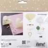 Mini DIY Kit Syning - Hjerter - Off White - 1Pk