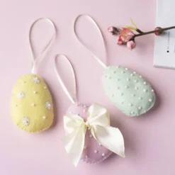 Mini DIY Kit Syning - Påskeæg - Pastelfarver