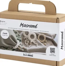 Mini DIY Macramé Kit - Servietringe - Off White