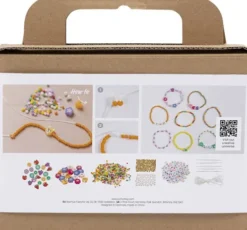 Mini DIY Mix Smykker - Farverige Armbånd