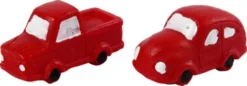 Minifigurer - H 20 MM - L 40 MM - Rød - 2 Stk