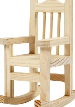 Minimøbler - Stol - Bænk - Gyngestol - Bord - Barnevogn - H 5,8-10,5 CM - 50 Stk