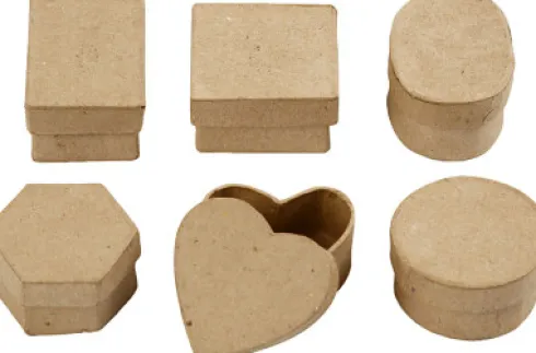 Miniæsker - H 3 CM - Ø 4-6 CM - 6 Stk