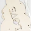 Mobile I Træ - Nattehimmel - B 28 CM - Tykkelse 3 MM - 1 Stk