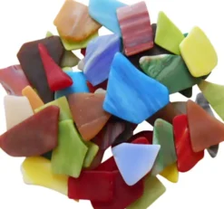 Mosaik - Str. 15-60 MM - Tykkelse 5 MM - Indhold Kan Variere - Assorterede Farver - 2 KG