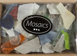 Mosaik - Str. 15-60 MM - Tykkelse 5 MM - Indhold Kan Variere - Assorterede Farver - 2 KG