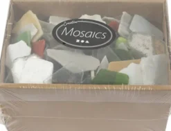 Mosaik - Str. 15-60 MM - Tykkelse 5 MM - Indhold Kan Variere - Assorterede Farver - 2 KG