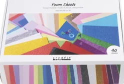 Mosgummi Ark - A4 - Ark 210X297 CM - Assorterede Farver - 40 Ark