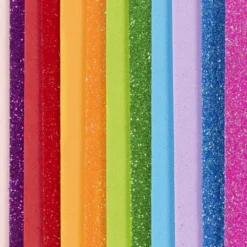 Mosgummi Ark - Str. 14X25 CM - Tykkelse 2 MM - Colorful - 12 Ark